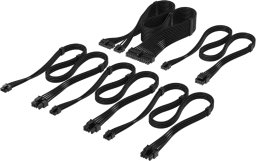 Corsair Zestaw kabli Type 4 DC Cable Starter Kit indywidualnie owinięty czarny