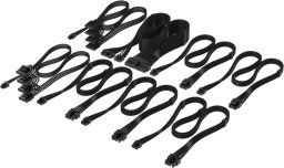 Corsair Premium Sleeved DC Cable Pro Kit do zasilacza Typ-5 czarny