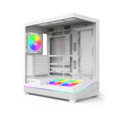 Obudowa Montech Sky 3 obudowa komputerowa Midi-Tower ATX ARGB Tempered Glass - biały