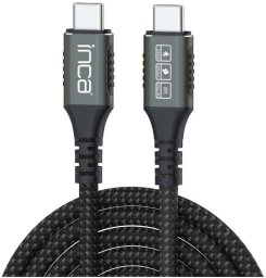 Kabel USB Inca INCA USB-Kabel USB-C4.0/40Gbps/PD3.1 240W/8K-UltraHD 0.80m