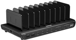 Ładowarka Unitek 10-portowa stacja ładowania USB-C i USB-A 240W (P1230CBK01-EU)