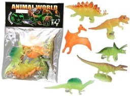 Figurka Merk-Pol Zestaw dinozaurów świecących w ciemności