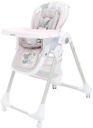 Baby Mix Krzesełko do karmienia Infant pink