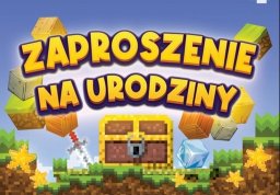 Yeku Zaproszenie Urodziny Zay Mini (10szt)