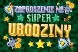 Yeku Zaproszenie Urodziny Zay Mini (10szt)