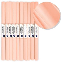 Interdruk Bibuła marszczona nr 35 brzoskwinia pastel (10szt)