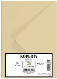 HENRY Koperty A5 kremowe 10szt