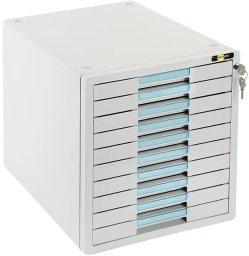 Yellow One Szafka na dokumenty 10szufl. szaro-nieb YELLOW ONE