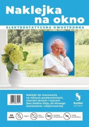Veronese Naklejka na okno Jan Paweł II A4