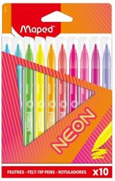 Maped Flamastry neon 10 kolorów MAPED