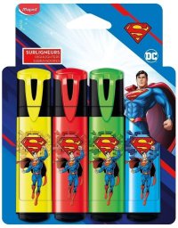 Maped Zakreślacz Superman Fluo 4szt MAPED