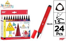 Maped Flamastry szkolne trójkątne 24 kolory
