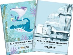 TOP-2000 Blok techniczny kolorowy A3/10K Creatinio (10szt)