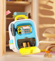 LeanToys B6D2 SKARBONKA NA PIENIĄDZE SEJF BANK DLA DZIECI