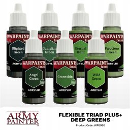 Army Painter The Army Painter: Flexible Triad PLUS+ - Deep Greens