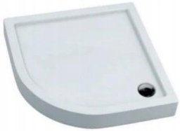 Brodzik Alkotest AQ.200-202001 / AQUAFORM / SLEEK / BRODZIK 80X80X14/3 PÓŁOKRĄGŁY, R550 FI90, BIAŁY / KNG.B-03-P-80-14/3-WHITE-90