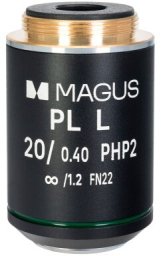 Magus Obiektyw MAGUS 20HP 20x/0,40 Plan L phase PHP2 / 1,2 WD 8,0 mm