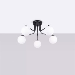 Lampa wisząca Astro Lighting Żyrandol ASTRAL 5 czarny SOLLUX  LIGHTING