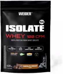 Weider Weider - Odżywka Białkowa, Izolat 100 CFM, Chocolate Fondant, Proszek, 420g