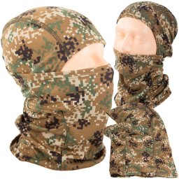 Verk Kominiarka termoaktywna oddychająca balaclava wojskowa moro taktyczna asg