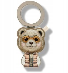 Guess Magnetyczna zawieszka Nimmy Cool&Cute 2.0 Bear brązowy