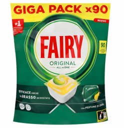 Procter FAIRY Original All-In-One Kapsułki do zmywarki 1 op. - 90 szt.