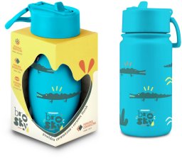 U-grow Brosky Kids Morska butelka na wodę dla dzieci w krokodyle 450ml