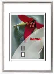 Ramka Hama RAMKA SEVILLA DECOR 21X29.7 CM, SZKŁO, DIN A4, SREBRNY MAT