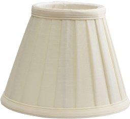Elstead Abażur do lampy Clip Shades LS162 Elstead na klips len tuba beżowy