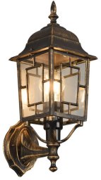 Kinkiet Trio Zewnętrzna lampa ścienna Volturno 205960128 IP23 latarnia rdzawy