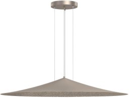 Lampa wisząca Shilo Stożkowa lampa zwisająca Brito 5069 Shilo regulowana nad wyspę platyna