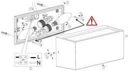 Kinkiet Trio Tarasowa lampa ścienna Mayenne 218560235 IP44 kostka prostokąt drewniana