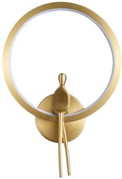 Kinkiet Step into Design Pierścieniowy kinkiet AMICI ST-B3607 gold Step LED 10W 3000K boy złoty