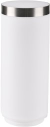 Polux Klosz do lamp ogrodowych Livia 303998 satynowy biały srebrny