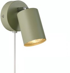 Kinkiet Nordlux Przyścienna lampa z włącznikiem EXPLORE 2113251023 regulowana zielony