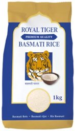 Royal Tiger Ryż Basmati Premium Quality 1kg - Royal Tiger