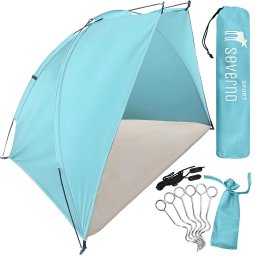 Verk Duży namiot plażowy parawan na plażę półnamiot 220x120x120cm + pokrowiec
