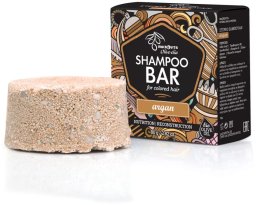 Macrovita MACROVITA Olive.elia Argan szampon w kostce do włosów farbowanych z bio-oliwą, pantenolem i witaminą E 80g