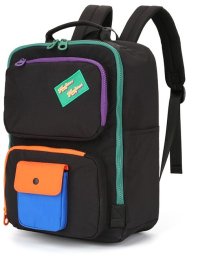 Himawari Plecak szkolny Himawari BAG 8029 "01", czarny/wielokolorowy