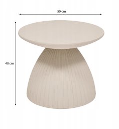 Atmosphera Stolik kawowy okrągły FYLIS, Ø 50 cm