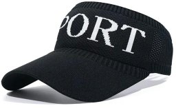 ATL DA396 Daszek przeciwsłoneczny sportowy czarny