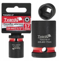 Tvardy Nasadka udarowa 1/2" 6-kąt 17mm CR-MO (10/200)