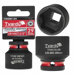 Tvardy Nasadka udarowa 1/2" 6-kąt 29mm CR-MO (10/80)