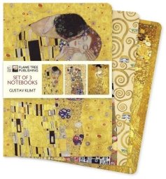 Hog Studio Zestaw 3 notatników A5 Gustav Klimt