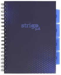 Strigo Kołozeszyt Pads B5/100K kratka Basic granatowy