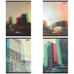Unipap Zeszyt A5/60K kratka Unreal City (10szt)