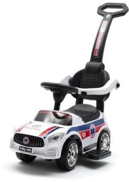 Baby Mix Jeździk z rączką Ambulance biały dźwięk