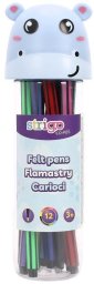 Strigo Flamastry Hipopotam 12szt