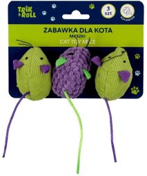 Verk Zabawka dla Kota Myszki 3szt