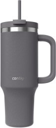 Contigo Kubek termiczny ze słomką Streeterville Tumbler 1200 ml - Darkstone